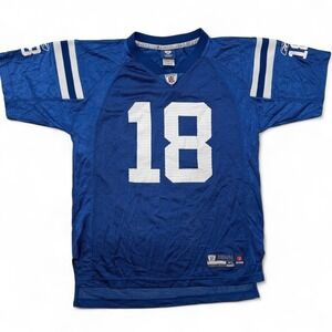 Reebok Indianapolis Colts Peyton Manning Jersey‎ Youth XL Blue Kids Boys #18 NFL